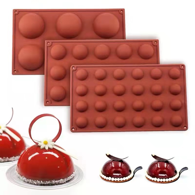 Ice Mold Sphere - Forma de Silicone em Hemisfério com