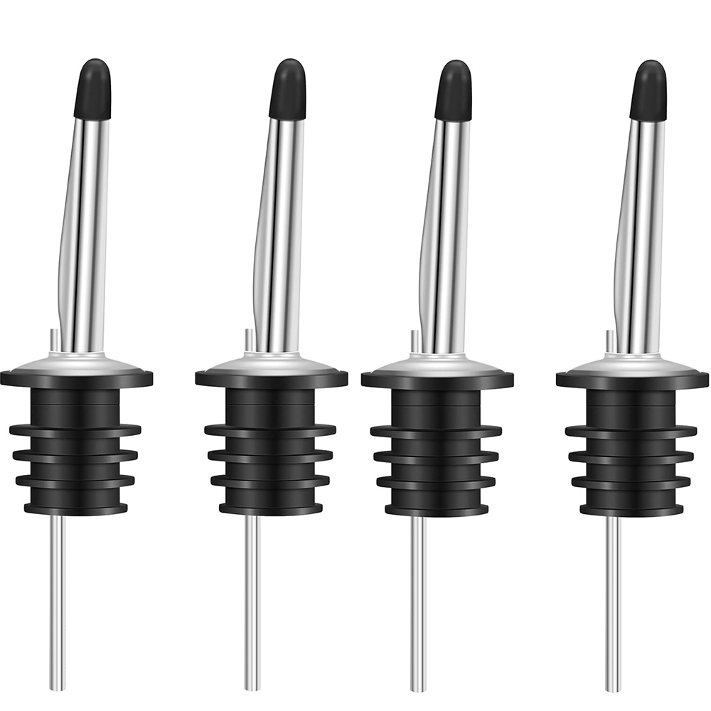Speed Pourer Cap - 4 peças de aço inoxidável clássico